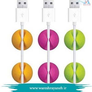 نگهدارنده کابل سیلیکونی رومیزی و دیواری