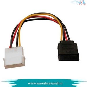 کابل تبدیل برق 4 پین به ساتا